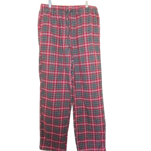 CROFT & BARROW Burgundy/Gray/Black Flannel Pants - Picture 6 of 6